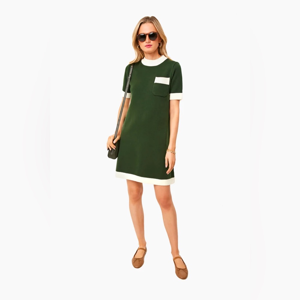 Tuckernuck : Forest Green Merritt Knit Dress - Size Medium
